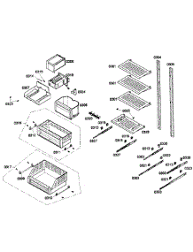 Shelfs parts for Thermador Upright Freezer T24IF70NSP/30 from AppliancePartsPros.com