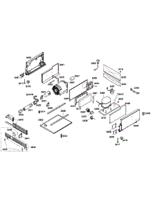 Compressor parts for Thermador Upright Freezer T24IF70NSP/37 from AppliancePartsPros.com