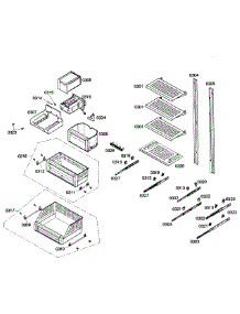 Shelfs parts for Thermador Upright Freezer T24IF70NSP/43 from AppliancePartsPros.com