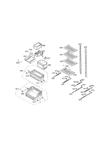 Icemaker parts for Thermador Upright Freezer T24IF70PSS/01 from AppliancePartsPros.com