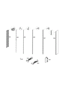 Profile Stripe parts for Thermador Upright Freezer T24IF70PSS/01 from AppliancePartsPros.com