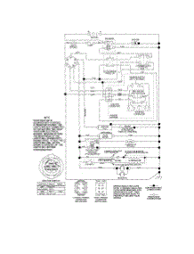 Schematic Diagram-Tractor parts for Craftsman Front-Engine Lawn Tractor T287121 from AppliancePartsPros.com
