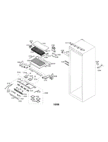 Freezer Section parts for Thermador Upright Freezer T30IF70CSS-01 from AppliancePartsPros.com