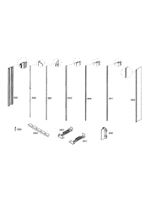 Profile Stripe parts for Thermador Upright Freezer T30IF70FSS-01 from AppliancePartsPros.com