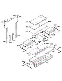 Refrigerator 2 parts for Thermador Bottom-Mount Refrigerator T36IT71FN/02 from AppliancePartsPros.com