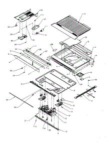 Divider Block parts for Amana Top-Mount Refrigerator TA18R3-P1158307WL from AppliancePartsPros.com
