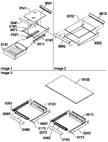 Shelving Assemblies parts for Amana Top-Mount Refrigerator TA18TL-P1304501WL from AppliancePartsPros.com