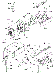 Ice Maker Assemblies And Parts parts for Amana Top-Mount Refrigerator TA20TL-P1306101WL from AppliancePartsPros.com