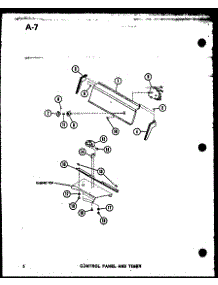Control Panel And Timer (Taa200 / P75751-13W) parts for Amana Washer TAA200/P75751-13W from AppliancePartsPros.com