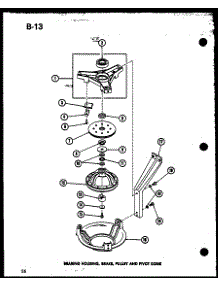 Breaking Housing (Taa200 / P75751-13W) parts for Amana Washer TAA200/P75751-13W from AppliancePartsPros.com