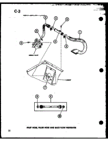 Inlet Hose (Taa200 / P75751-4W) parts for Amana Washer TAA200/P75751-4W from AppliancePartsPros.com