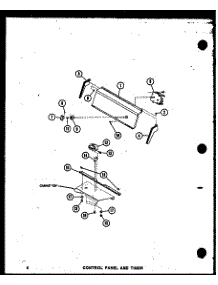 Control Panel And Timer (Taa200 / P75751-8W) parts for Amana Washer TAA200/P75751-8W from AppliancePartsPros.com