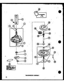 Transmission Assembly (Taa200 / P75751-8W) parts for Amana Washer TAA200/P75751-8W from AppliancePartsPros.com