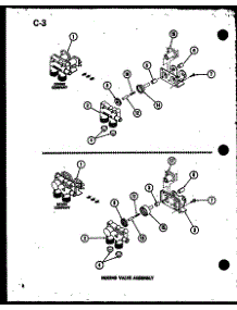 Mixing Valve Assembly parts for Amana Washer TAA300/P75751-12W from AppliancePartsPros.com
