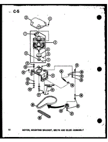 Motor parts for Amana Washer TAA300/P75751-12W from AppliancePartsPros.com