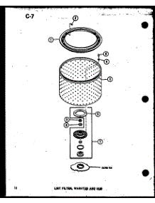 Lint Filter parts for Amana Washer TAA300/P75751-12W from AppliancePartsPros.com