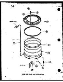 Outer Tub parts for Amana Washer TAA300/P75751-12W from AppliancePartsPros.com