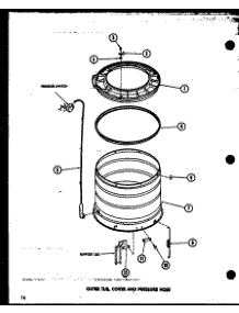 Outer Tub parts for Amana Washer TAA300/P75751-14W from AppliancePartsPros.com