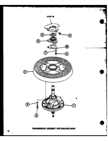 Transmission Assembly And Balance Ring parts for Amana Washer TAA300/P75751-14W from AppliancePartsPros.com
