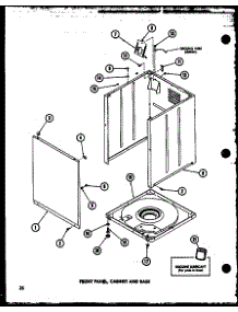 Front Panel parts for Amana Washer TAA300/P75751-14W from AppliancePartsPros.com