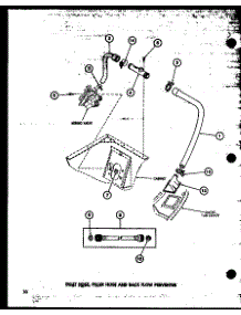 Inlet Hose parts for Amana Washer TAA300/P75751-14W from AppliancePartsPros.com