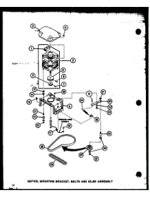 Motor (Taa300 / P77040-1W) parts for Amana Washer TAA300/P77040-1W from AppliancePartsPros.com