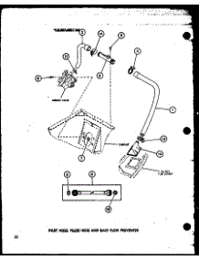 Inlet Hose (Taa300 / P77040-1W) parts for Amana Washer TAA300/P77040-1W from AppliancePartsPros.com