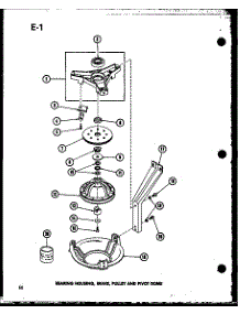 Bearing Housing (Taa400 / P75751-5W) (Taa600 / P75751-6W) (Taa800 / P75751-7W) (Taa400 / P75751-2W) (Taa600 / P75751-1W) (Taa800 / P75751-3W) parts for Amana Washer TAA400/P75751-2W from AppliancePartsPros.com