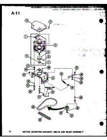 Motor (Taa200 / P75751-4W) parts for Amana Washer TAA400/P75751-5W from AppliancePartsPros.com