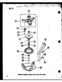 Bearing Housing (Taa200 / P75751-4W) parts for Amana Washer TAA400/P75751-5W from AppliancePartsPros.com
