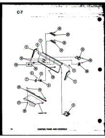 Control Panel And Controls (Taa400 / P75751-5W) (Taa600 / P75751-6W) (Taa800 / P75751-7W) (Taa400 / P75751-2W) (Taa600 / P75751-1W) (Taa800 / P75751-3W) parts for Amana Washer TAA400/P75751-5W from AppliancePartsPros.com