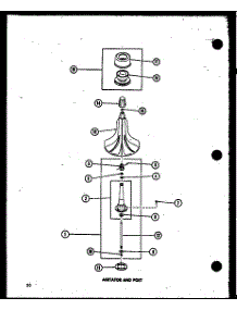 Agitator And Post (Taa200 / P75751-8W) parts for Amana Washer TAA400/P75751-9W from AppliancePartsPros.com