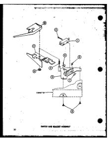 Switch And Bracket Assembly (Taa200 / P75751-8W) parts for Amana Washer TAA400/P75751-9W from AppliancePartsPros.com