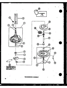 Transmission Assembly (Taa400 / P75751-9W) (Taa600 / P75751-10W) (Taa800 / P75751-11W) parts for Amana Washer TAA400/P75751-9W from AppliancePartsPros.com