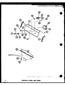 Control Panel And Timer (Taa300 / P77040-1W) parts for Amana Washer TAA400/P77040-2W from AppliancePartsPros.com