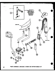 Pump Assembly (Taa300 / P77040-1W) parts for Amana Washer TAA500/P77040-3W from AppliancePartsPros.com