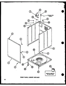 Front Panel (Taa400 / P77040-2W) (Taa600 / P77040-4W) (Taa800 / P77040-5W) (Taa500 / P77040-3W) parts for Amana Washer TAA500/P77040-3W from AppliancePartsPros.com