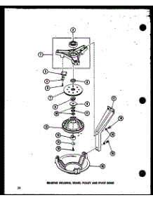 Bearing Housing (Taa200 / P75751-8W) parts for Amana Washer TAA600/P75751-10W from AppliancePartsPros.com