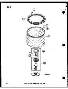 Lint Filter (Taa200 / P75751-13W) parts for Amana Washer TAA600/P75751-16W from AppliancePartsPros.com