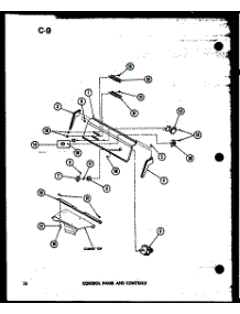 Control Panel And Controls (Taa400 / P75751-15W) (Taa600 / P75751-16W) (Taa800 / P75751-17W) parts for Amana Washer TAA600/P75751-16W from AppliancePartsPros.com