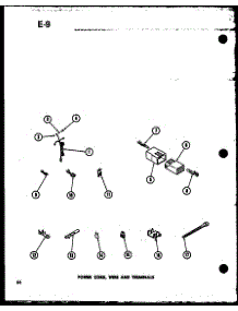 Power Cord (Taa400 / P75751-15W) (Taa600 / P75751-16W) (Taa800 / P75751-17W) parts for Amana Washer TAA600/P75751-16W from AppliancePartsPros.com