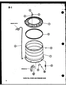 Outer Tub (Taa200 / P75751-4W) parts for Amana Washer TAA600/P75751-6W from AppliancePartsPros.com