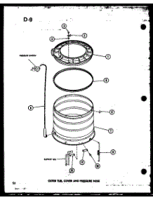 Outer Tub (Taa400 / P75751-5W) (Taa600 / P75751-6W) (Taa800 / P75751-7W) (Taa400 / P75751-2W) (Taa600 / P75751-1W) (Taa800 / P75751-3W) parts for Amana Washer TAA600/P75751-6W from AppliancePartsPros.com