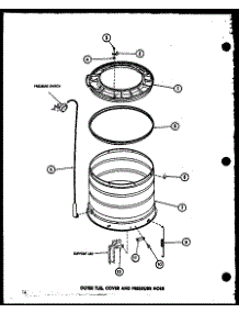 Outer Tub (Taa300 / P77040-1W) parts for Amana Washer TAA600/P77040-4W from AppliancePartsPros.com