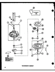Transmission Assembly (Taa300 / P77040-1W) parts for Amana Washer TAA600/P77040-4W from AppliancePartsPros.com