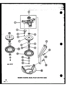 Bearing Housing (Taa300 / P77040-1W) parts for Amana Washer TAA600/P77040-4W from AppliancePartsPros.com