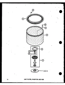 Lint Filter (Taa200 / P75751-8W) parts for Amana Washer TAA800/P75751-11W from AppliancePartsPros.com