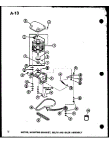 Motor (Taa200 / P75751-13W) parts for Amana Washer TAA800/P75751-17W from AppliancePartsPros.com