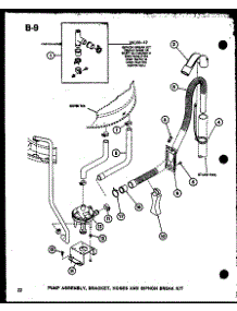 Pump Assembly (Taa200 / P75751-13W) parts for Amana Washer TAA800/P75751-17W from AppliancePartsPros.com