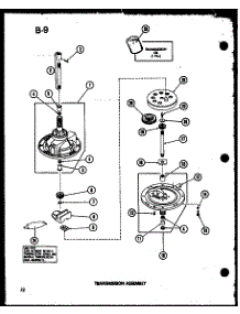 Transmission Assembly (Taa200 / P75751-4W) parts for Amana Washer TAA800/P75751-3W from AppliancePartsPros.com